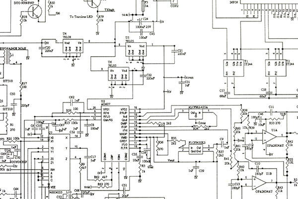 printplaatschema